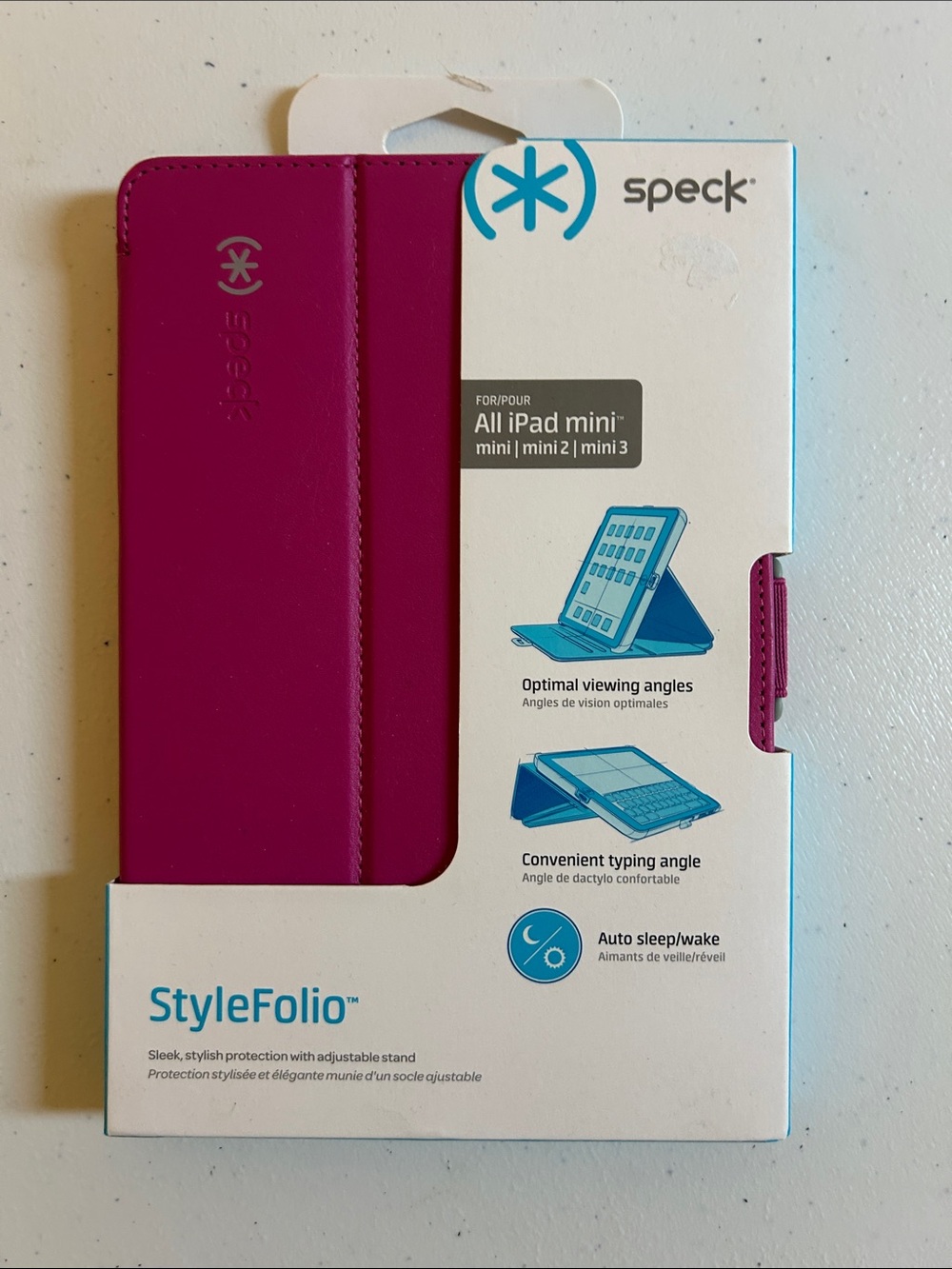 speck StyleFolio Case for All iPad mini — Deep Pink
